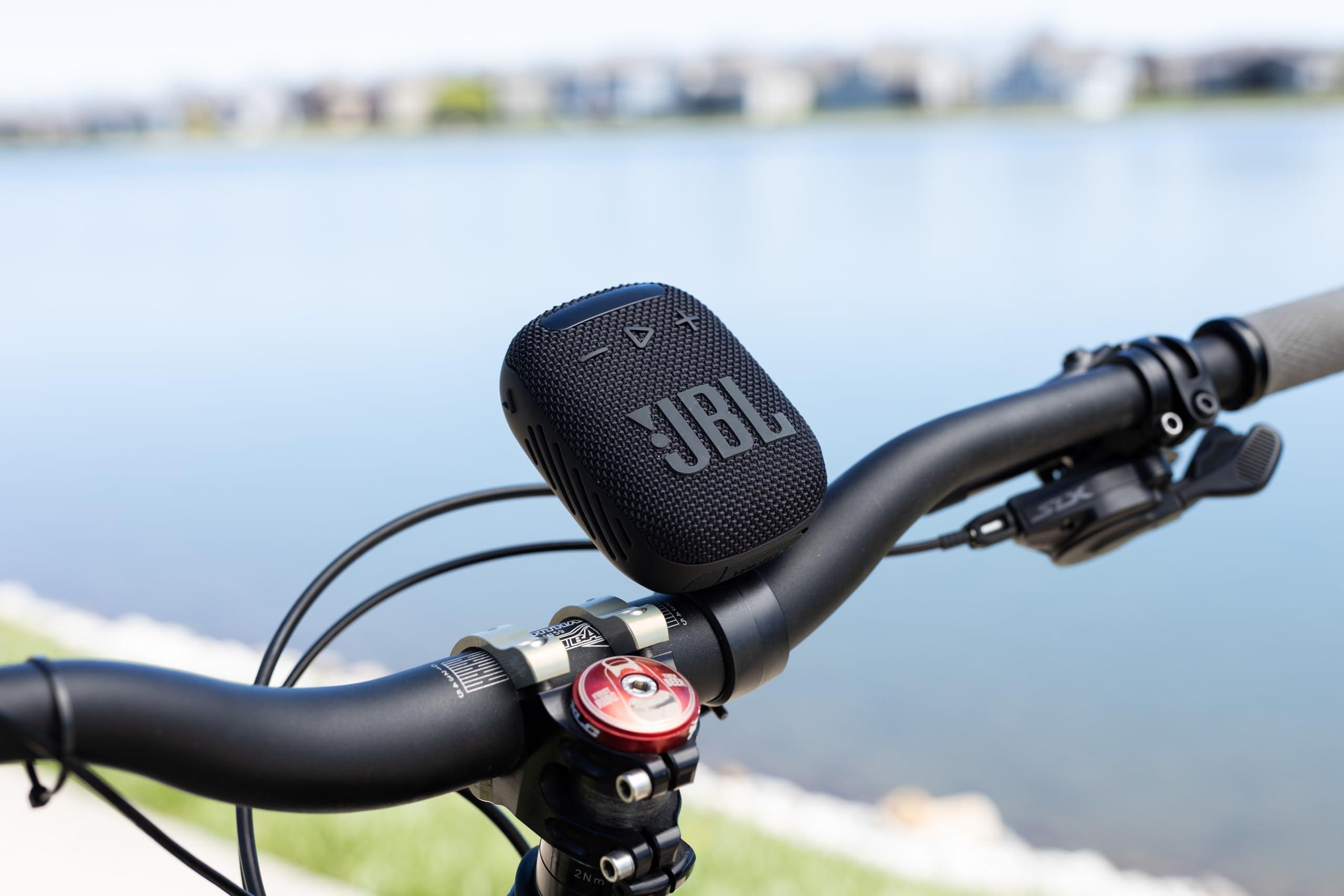 JBL JBL Wind 3 FM Bluetooth Handlebar Speaker, Black