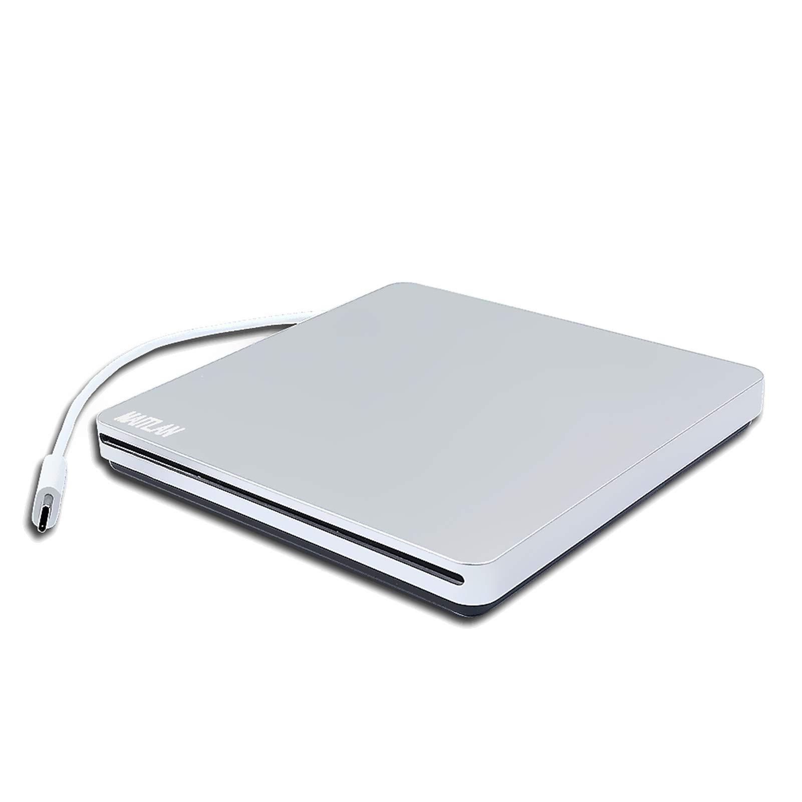 Valley Of The Sun USB-C External Blu-ray and DVD Player SuperDrive for Apple MacBook Pro Laptop iMac Book Pro OS 27 21.5 Inch Mac Mini Desktop Computers, 8X DVD+-R/RW 24X CD-R Burner Slot Loading Optical Drive New