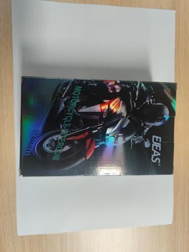 EJEAS EJEAS V4 Plus Helmet Communication System, Motorcycle Bluetooth V5.1 Headset 1500m Helmet Intercom with Noise Reduction/3D Sound/FM Radio/Hands-Free, Ideal for 2 to 4 Riders Group Talking (1PC)