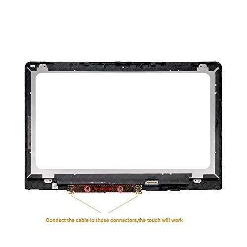 LCDOLED LCDOLED Replacement 14 inches HD 1366x768 LCD Display Touch Screen Digitizer Assembly Bezel with Board for HP Pavilion x360 m 14m-ba 14m-ba000 14m-ba100 14m-ba013dx 14m-ba015dx 14-ba110nr 14-ba175nr