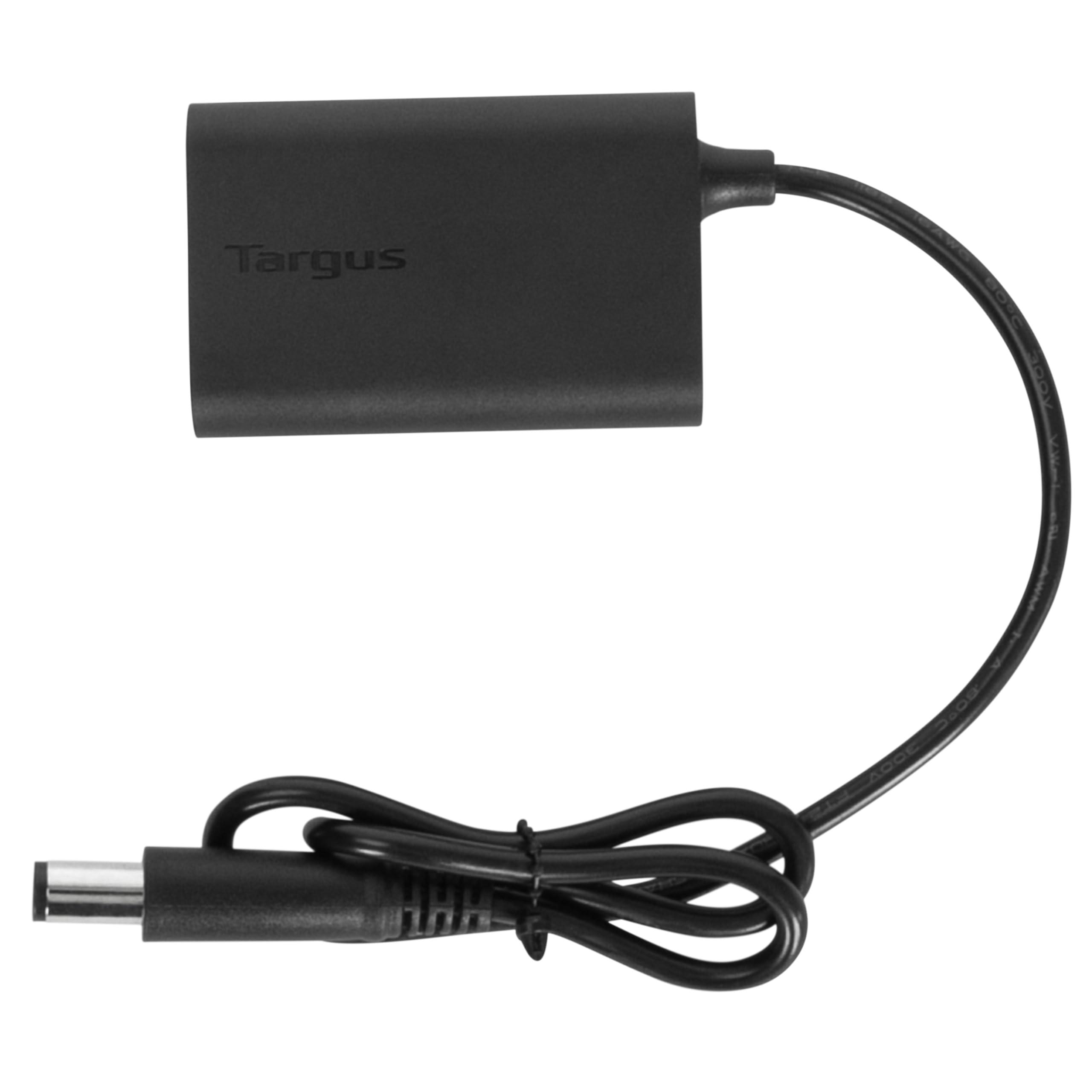 Targus Targus Legacy 65W DC Power Converter with Tips & Storage Compatible with DOCK310, DOCK315, DOCK180 Power Delivery Charging for Legacy Laptops - ACA48GLZ