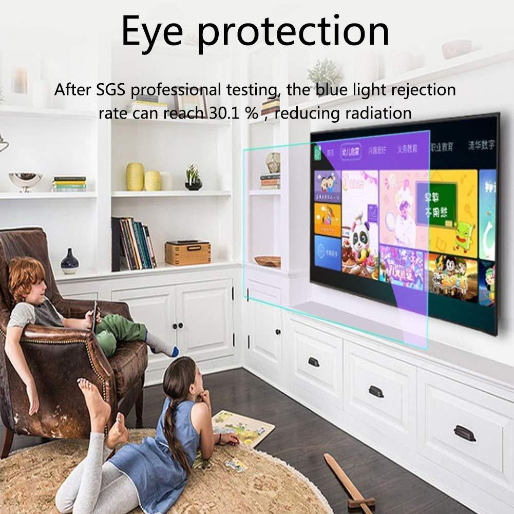 AIZYR AIZYR 86inch Matte Anti-Glare TV Screen Protector, Anti Blue Light PET Soft Film Make The Light Soft Relieve Eye Strain for Smart TV 4K LED Samsung, LG, 1pack, 75.8x43.3inch