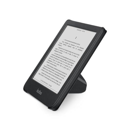 Kobo Kobo Clara Colour/BW SleepCover Case | Black | Sleep/Wake Technology | Built-in 2-Way Stand | Vegan Leather | Compatible with 6 Kobo Clara Colour/BW eReader