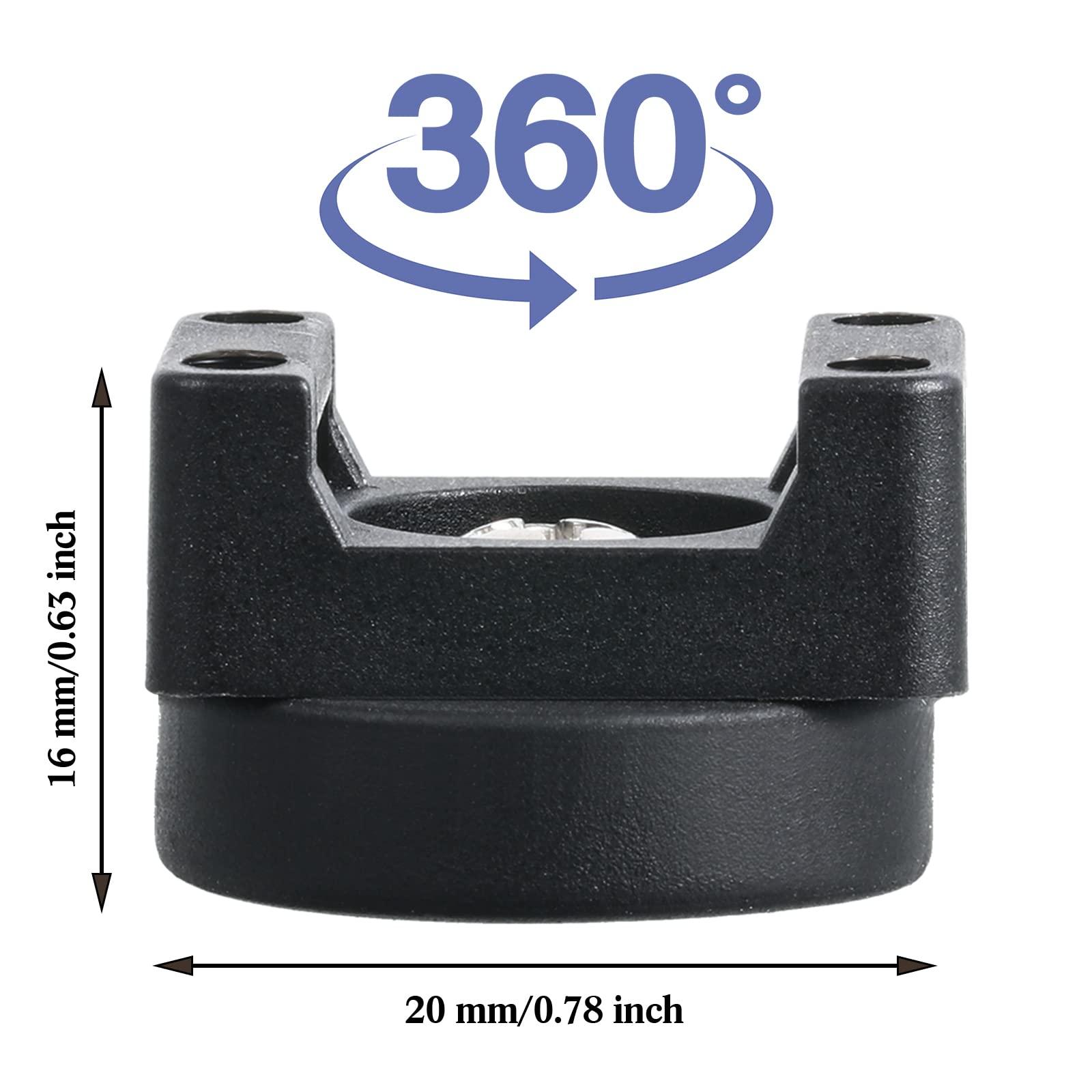 Yookeer Magnetic Zip Tie Mount Multipurpose Cable Holder Cable Mount Magnets Magnetic Wire Management Bases with Heavy Duty Cable Zip, Mount Nylon Cable Ties in Total(250 Pieces,22 mm)