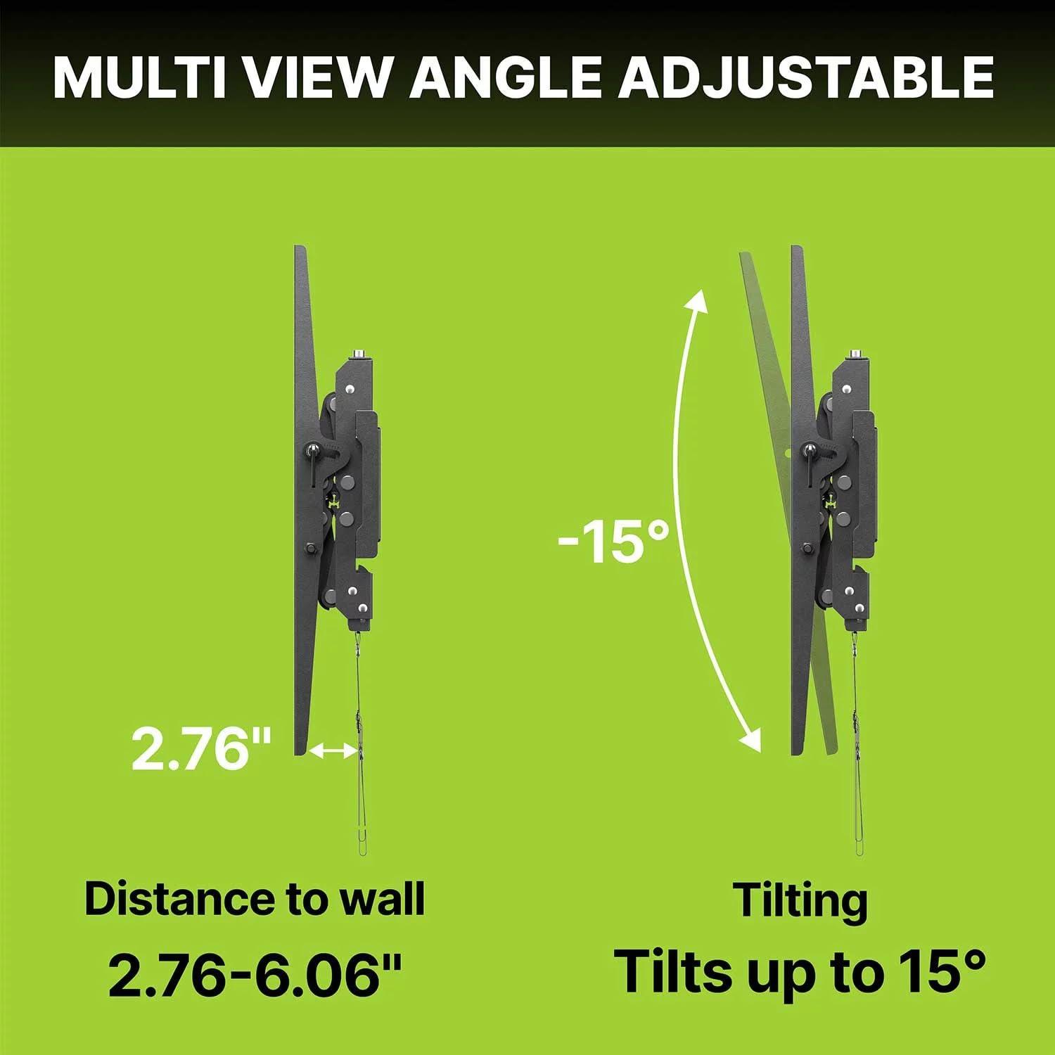 MEMBERS MARK Member's Mark Extending Tilt TV Wall Mount with Levelling Design