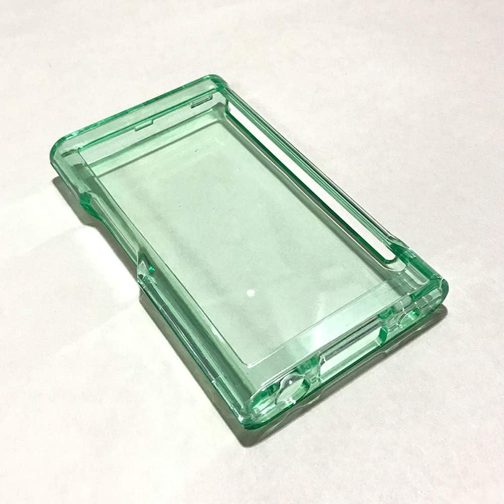 bestforyou for Sony A55 Case,Clear Crystal Transparent Front and Back Case Cover for Sony Walkman NW A50 A55 A56 A57 (Clear Green)