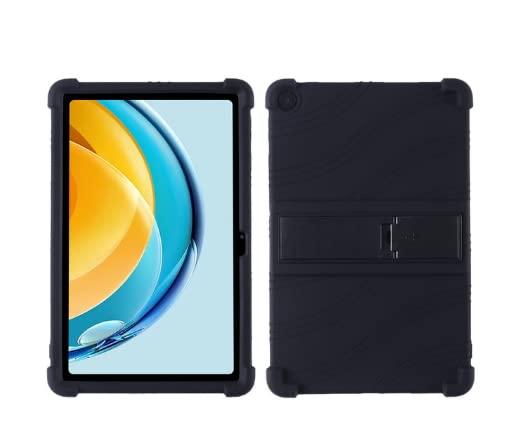 TEKNET TEKNET Case for Huawei MatePad SE 10.4 Shockproof Silicone Case with Folding Stand Base, Anti-Slip Protection Anti-Fall (Black)