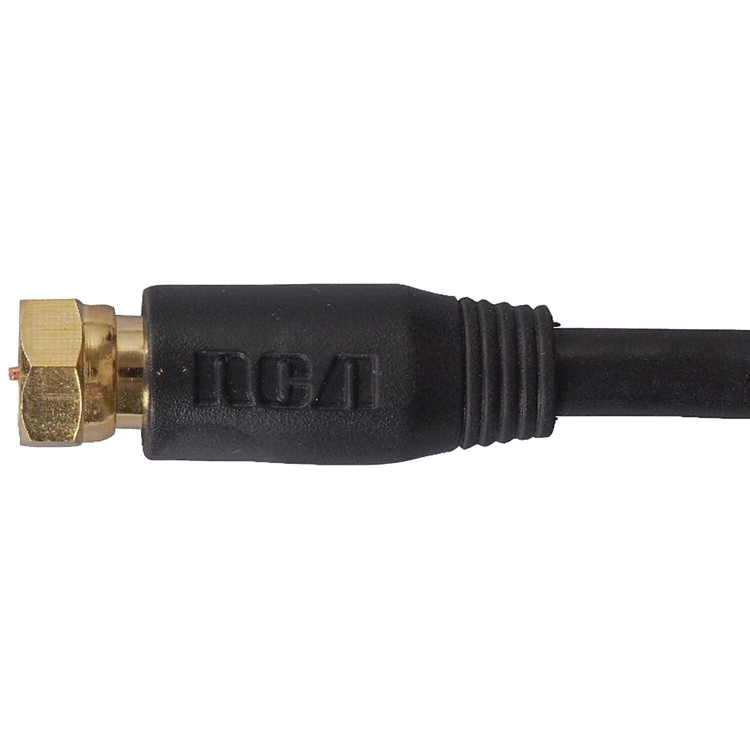 RCA RCA Vh612r Rg6 Coaxial Cable (12Ft;Black)