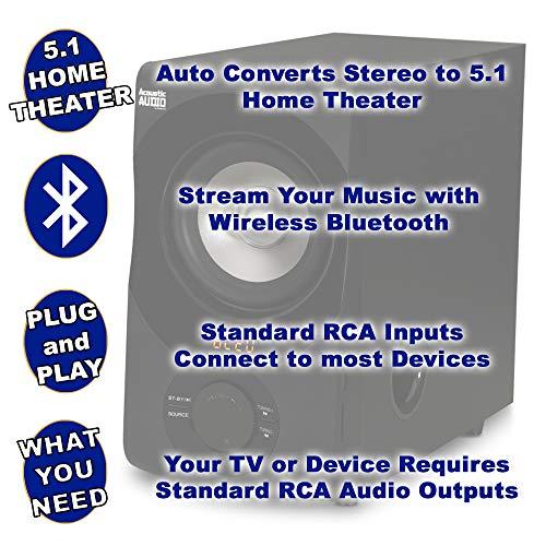 Acoustic Audio by Goldwood Acoustic Audio AA5171 5.1 Surround Sound Bluetooth Home Entertainment System