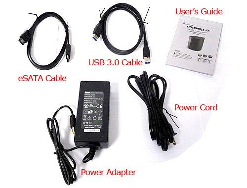 HornetTek Hornettek HT-3402U3 Enterprise JBOD Quad Bay 8TB (8-Terabyte) USB 3.0 & eSATA External Hard Drive - Retail