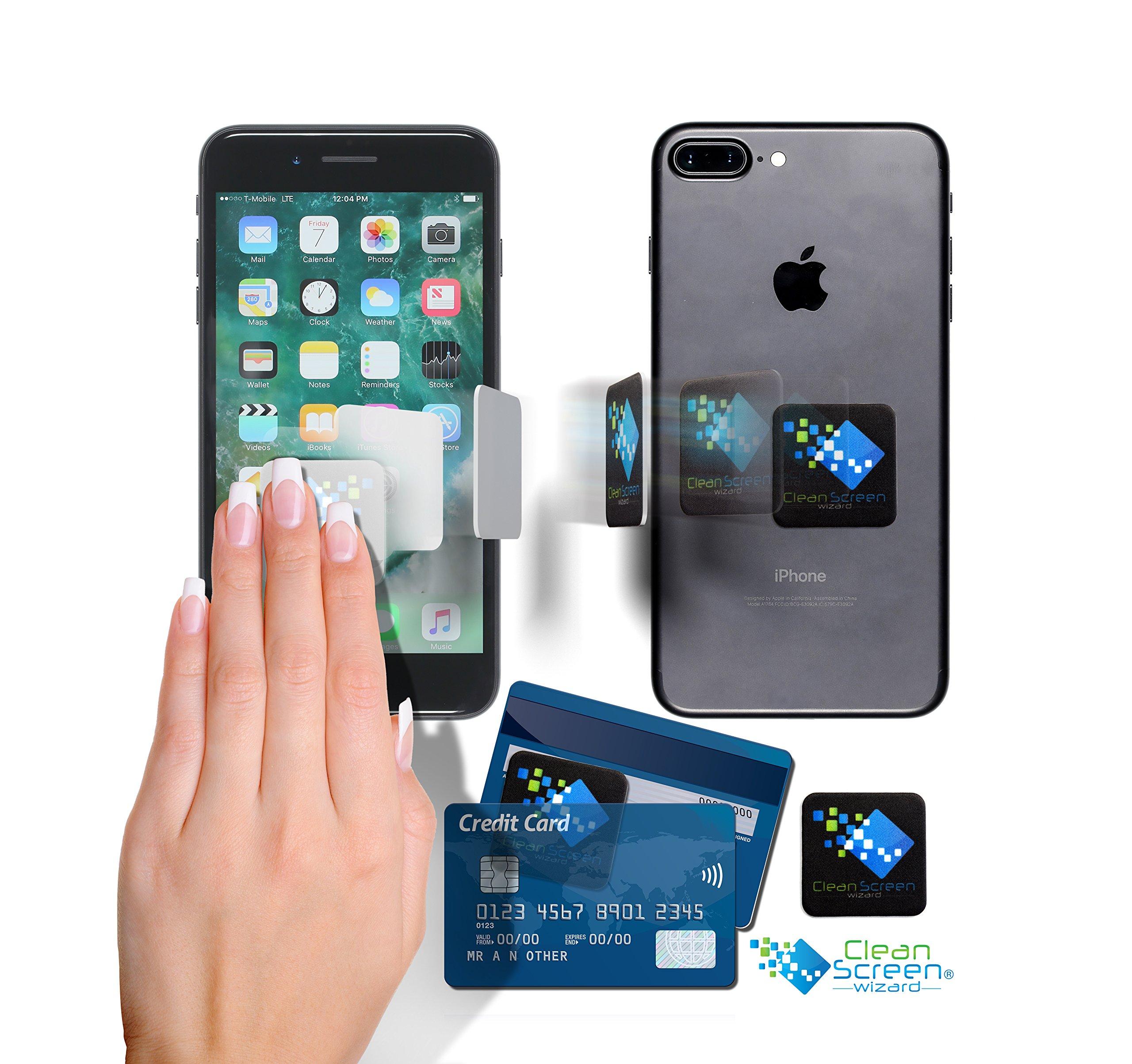 CLEAN SCREEN WIZARD Clean Screen Wizard Sticky Pad Cloth Cleaner for Your Lenses and Screens