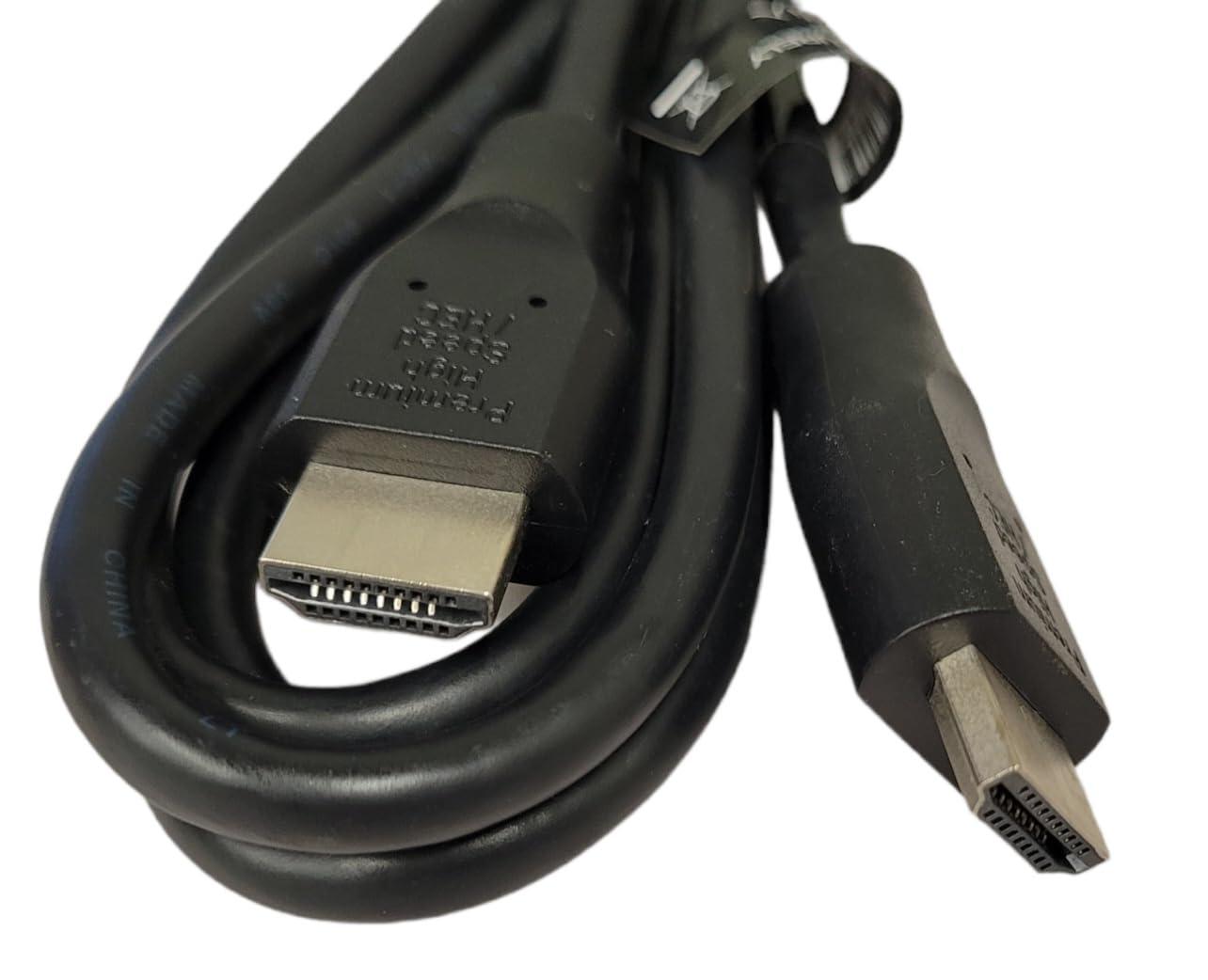 generic generic OEM Part HDMI Cord - 4K Ultra HD HDMI Cable Compatible with Samsung UN55NU7090PXPA, Black