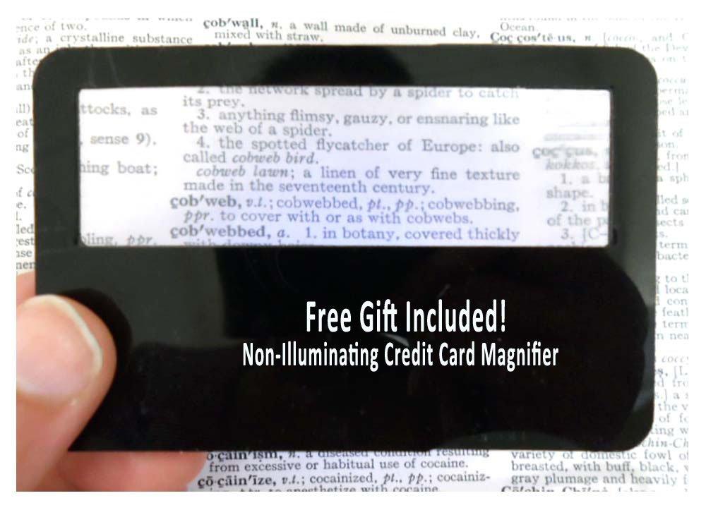 ToolUSA ELUCIDATE 5 Diopter White Magnifier Lamp | 2.5 Magnification | Dual Fluorescent Lighting | Flexible 7\" x 5.2\" Clamp-on Design