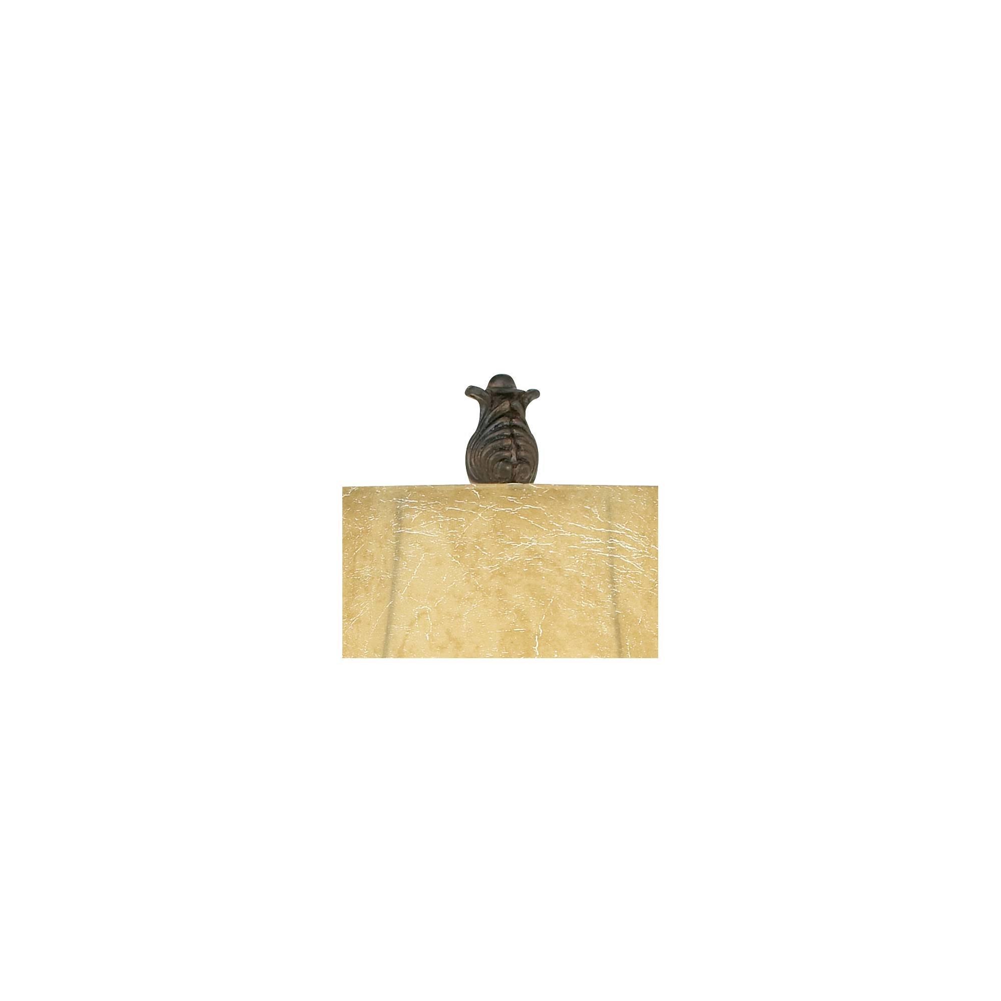 Regency Hill Regency Hill Traditional Rustic Natural Cottage Swing Arm Desk Table Lamp 22.5\" High Bronze Metal Faux Leather Bell Leather Shade Decor Living Room Bedroom House Bedside Nightstand Home Office