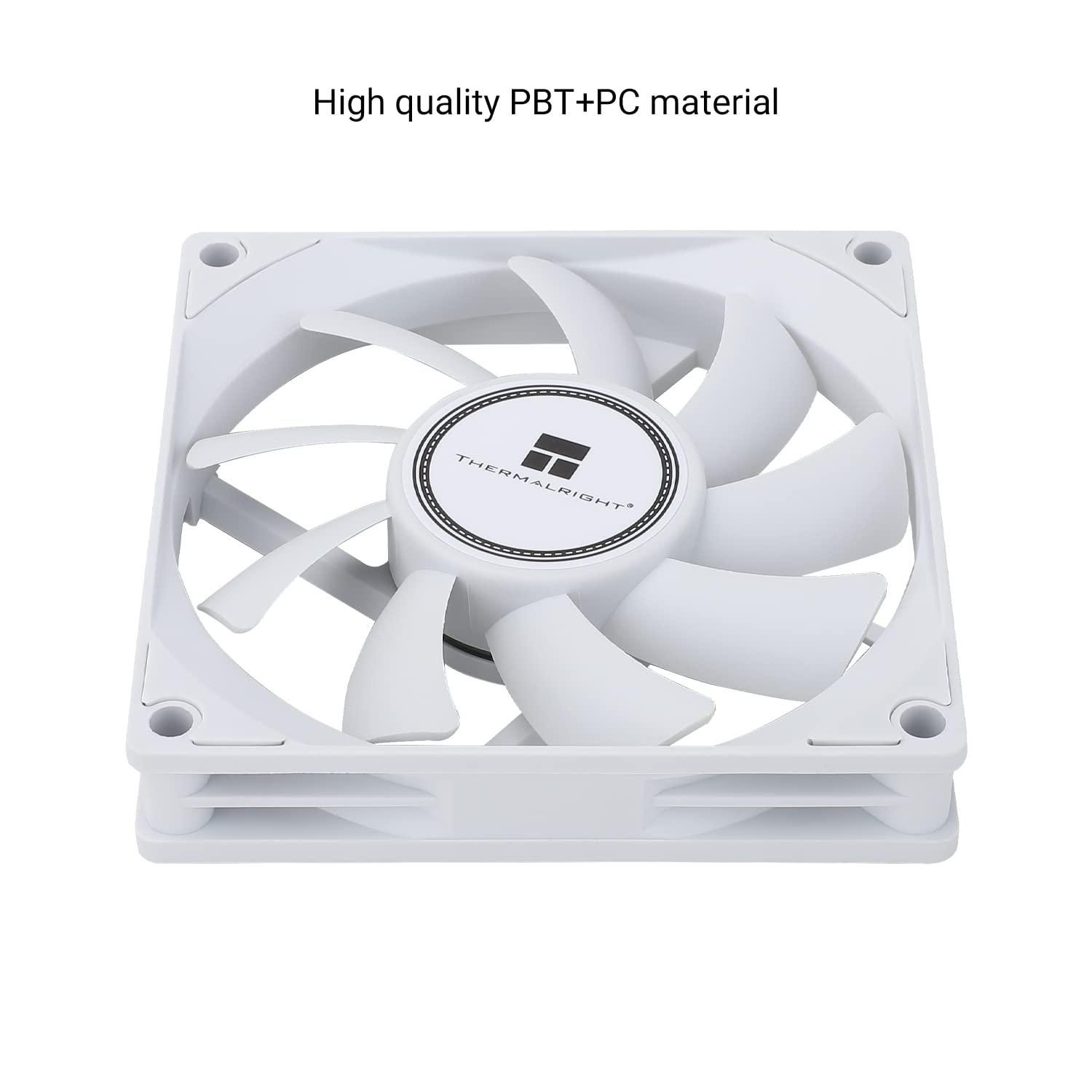 Thermalright Thermalright TL-9015W 9cm Slim Fan White Fan,Hydraulic Bearing 15mm Slim Case Fan,4pin PWM 2700 RPM.
