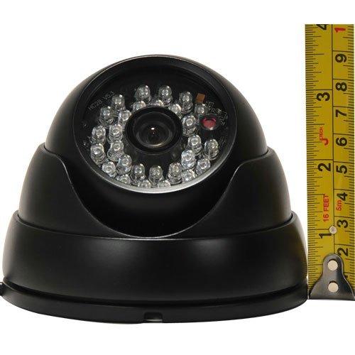 VideoSecu VideoSecu 700TVL Night Vision Vandal-Proof Infrared Security Camera Built-in 1/3" Effio CCD 3.6mm Wide View Angle Lens 28 IR LEDs with Bonus Power Supply 3PA