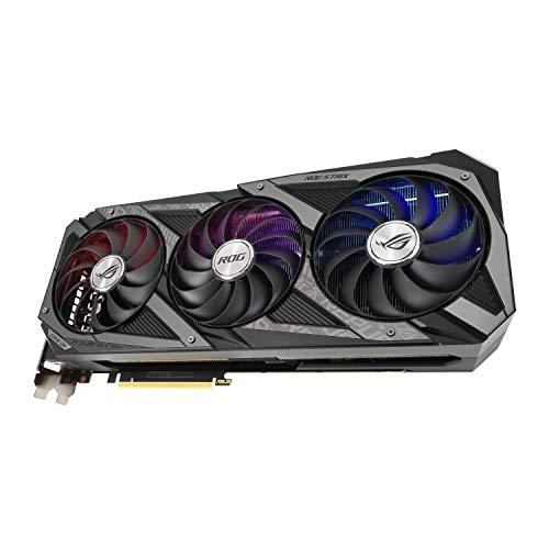 ASUS ASUS ROG STRIX NVIDIA GeForce RTX 3090 Gaming Graphics Card- PCIe 4.0, 24GB GDDR6X, HDMI 2.1, DisplayPort 1.4a, Axial-Tech Fan Design, 2.9-Slot