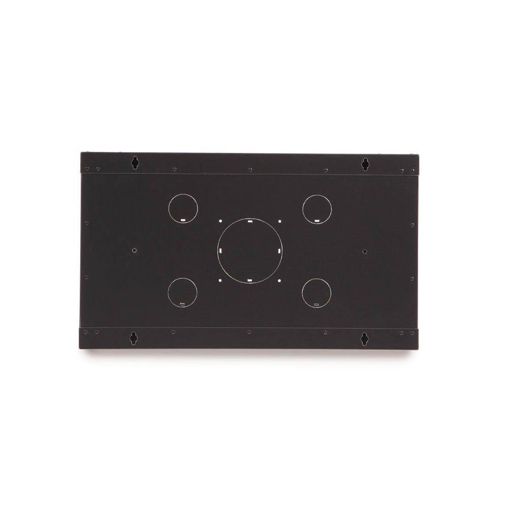 Kendall Howard Rackmount Fixed Wall Mount Cabinet, Glass Door, 6U