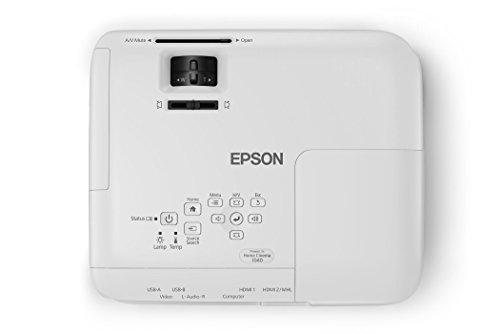 Epson Epson Home Cinema 1040 1080p, 2x HDMI (1 MHL), 3LCD, 3000 Lumens Color and White Brightness Home Theater Projector