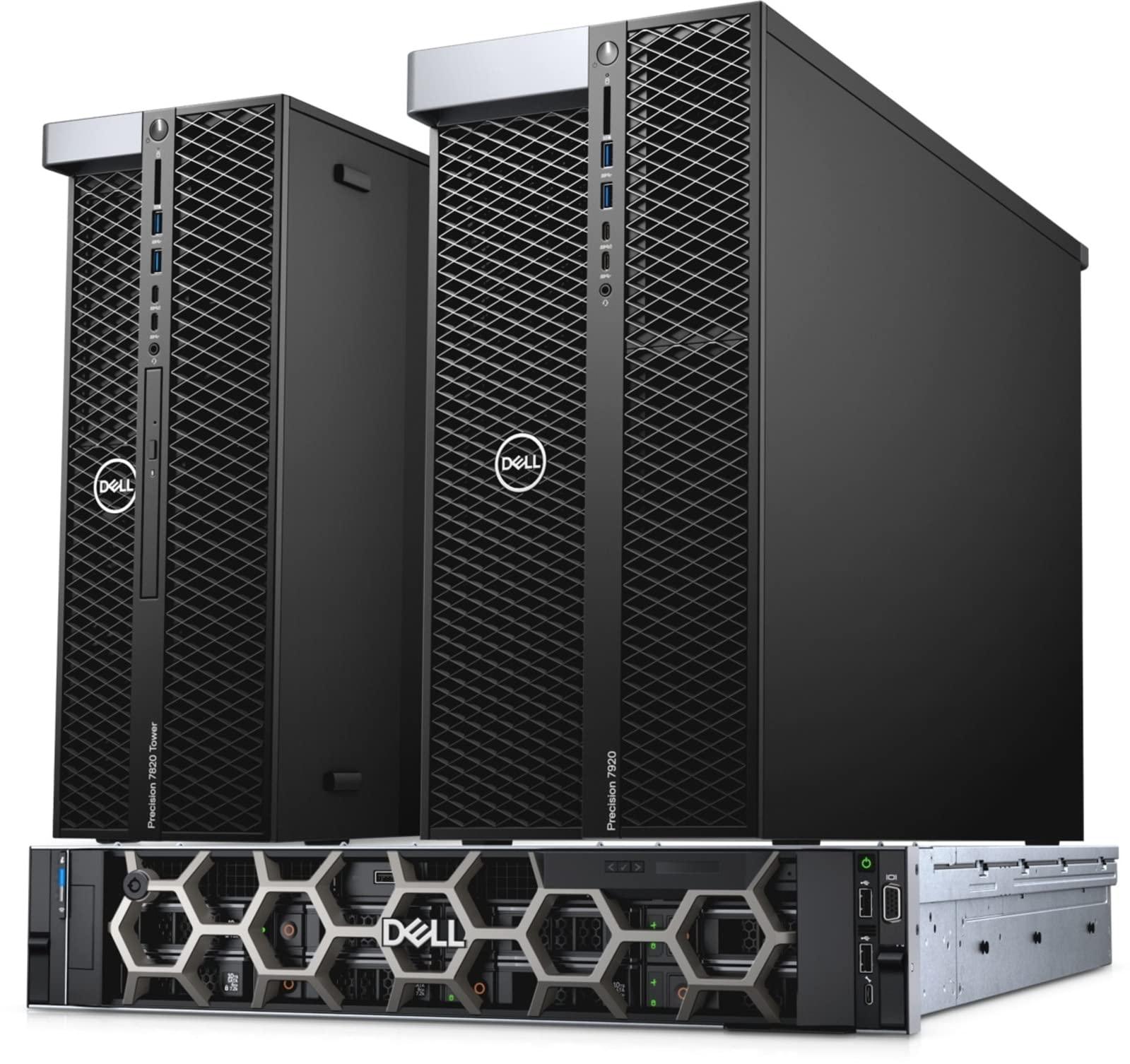 Dell Dell Precision T7820 Workstation Desktop Computer Tower (2018) | Core Xeon Silver - 512GB SSD Hard Drive - 32GB RAM - Quadro T400 | 8 Cores @ 3.2 GHz Win 11 Pro, Black (Renewed)