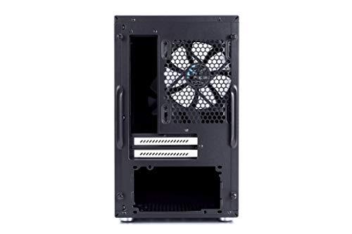 Fractal Design Fractal Design Nano S Window - Mini Tower Computer Case - ITX - Optimized for High Airflow and Silent Computing with ModuVent Technology -2X Fractal Dynamix X2 GP-14 Fans Included -Black Window
