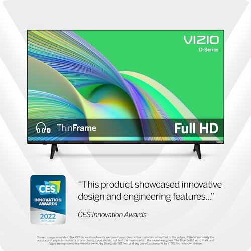 VIZIO VIZIO 32-inch D-Series Full HD 1080p Smart TV with Apple AirPlay and Chromecast Built-in, Alexa Compatibility, D32fM-K01, 2023 Model