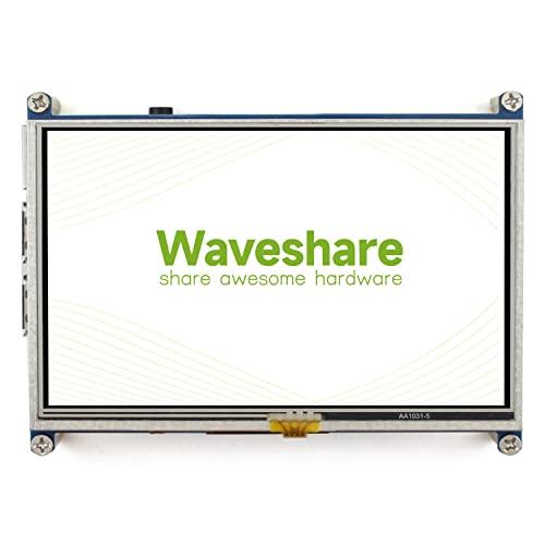 waveshare waveshare 5 Inch HDMI LCD 800X480 High Resolution for Raspberry Pi 2 Model B/Raspberry Pi Model B/B/A/Raspberry Pi 3 Model B/3 B+