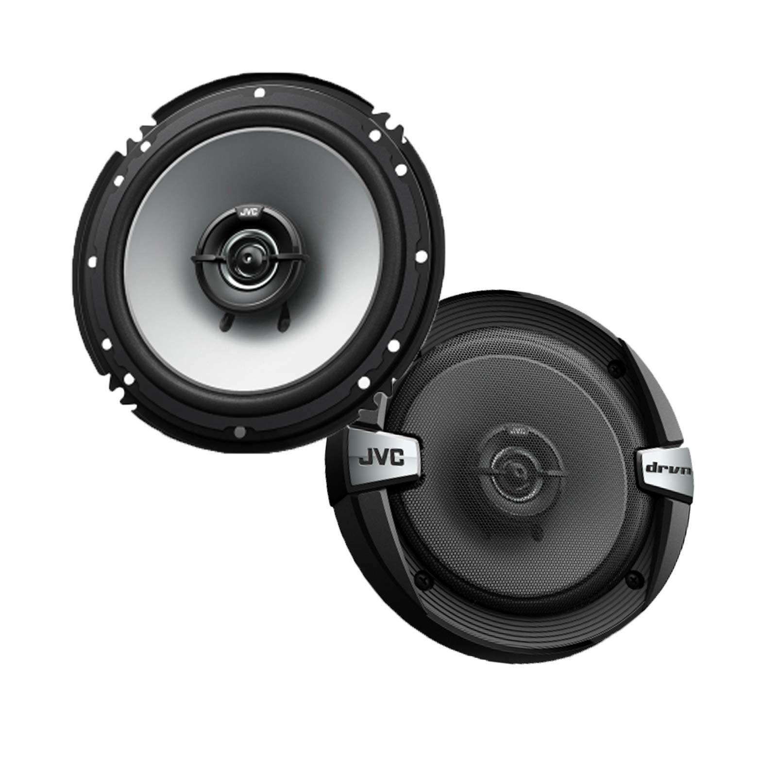 JVC 2 Pairs of JVC Cs-DR162 DR Series 6.5 Inch 2-Way Coaxial Speakers (300 Watts Peak) - 4 Speakers + Free Gravity Phone Holder