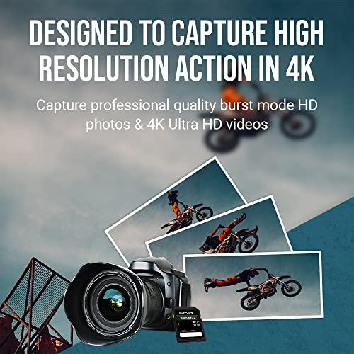 PNY PNY 1TB PRO Elite Class 10 U3 V30 SDXC Flash Memory Card - 100MB/s, Class 10, U3, V30, 4K UHD, Full HD, UHS-I, Full Size SD