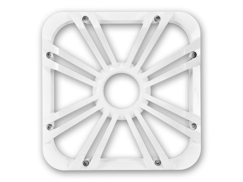 KICKER Kicker 45L7R124 L7R 12-Inch (30cm) Subwoofer, Dual Voice Coil, 4-Ohm w/White LED Grill & Remote Bundle