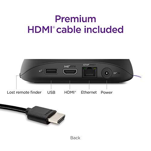 Roku Roku Ultra | Streaming Device HD/4K/HDR/Dolby Vision with Dolby Atmos, Bluetooth Streaming, and Roku Voice Remote with Headphone Jack and Personal Shortcuts, includes Premium HDMI® Cable