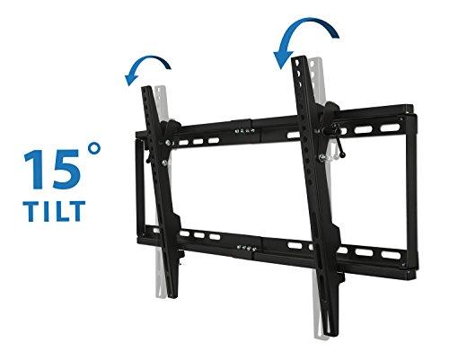Mount-It! Mount-it! Slim Tilting TV Wall Mount Bracket | Low Profile Tilt TV Mount for Samsung, Sony, Vizio, TCL, LG, Sharp 32 to 65 Inch LCD/LED/4K TVs