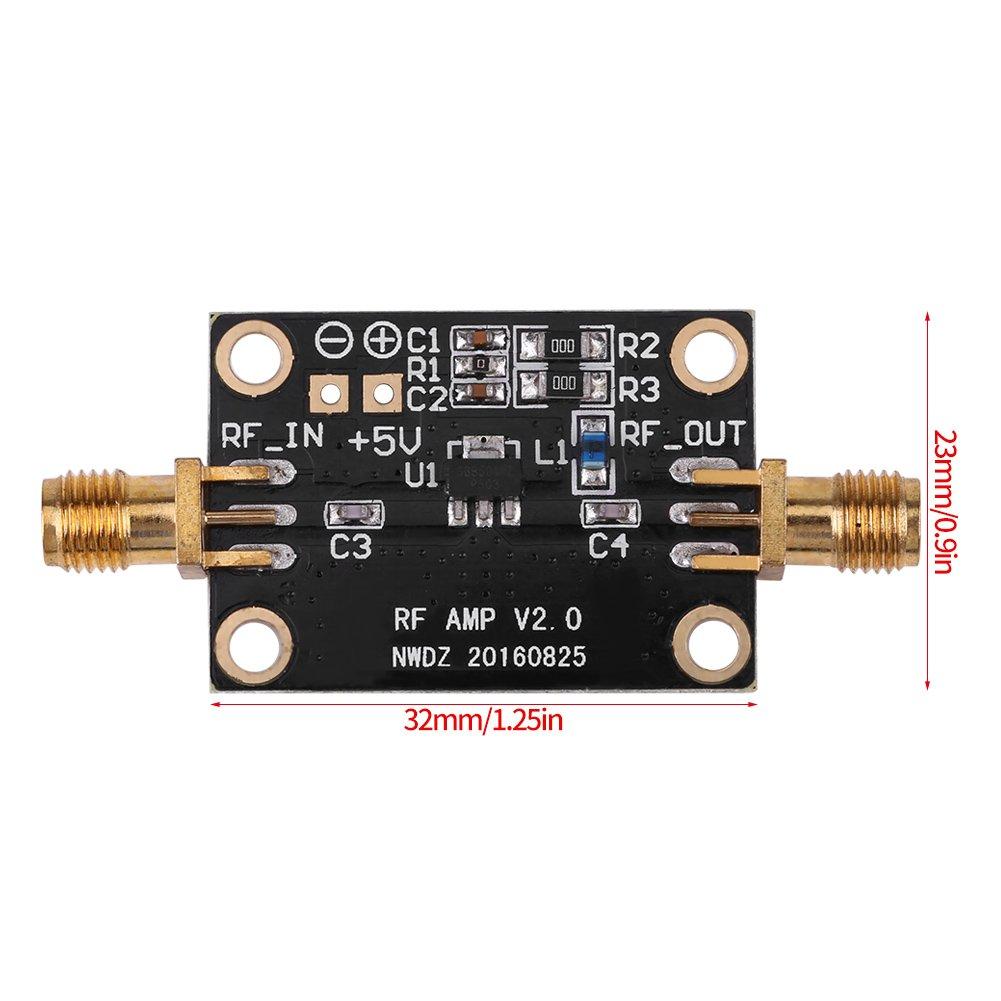 Walfront 0.01-4GHZ 21DB Wideband LNA Amplifier Module High Gain Low Noise Amplifier HAM Radio RTL SDR LNA Amplifier Broadband