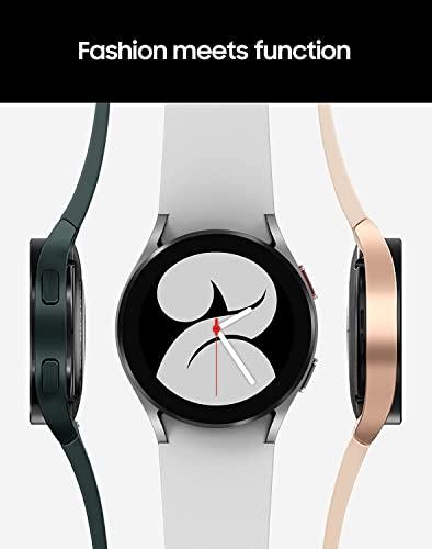 SAMSUNG Samsung Galaxy Watch 4 Bluetooth & GPS Smartwatch, 44mm - Silver (Renewed)