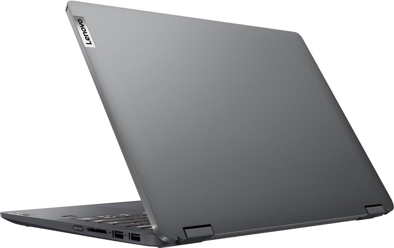 Lenovo Lenovo IdeaPad Flex 5i 2-in-1 Laptop,with Free Lifetime Office 2021,14" FHD+ Touchscreen, Intel Core i3-1215U,8GB RAM,512GB PCIe SSD, Blacklit Keyboard,Fingerprint Reader, Storm Grey