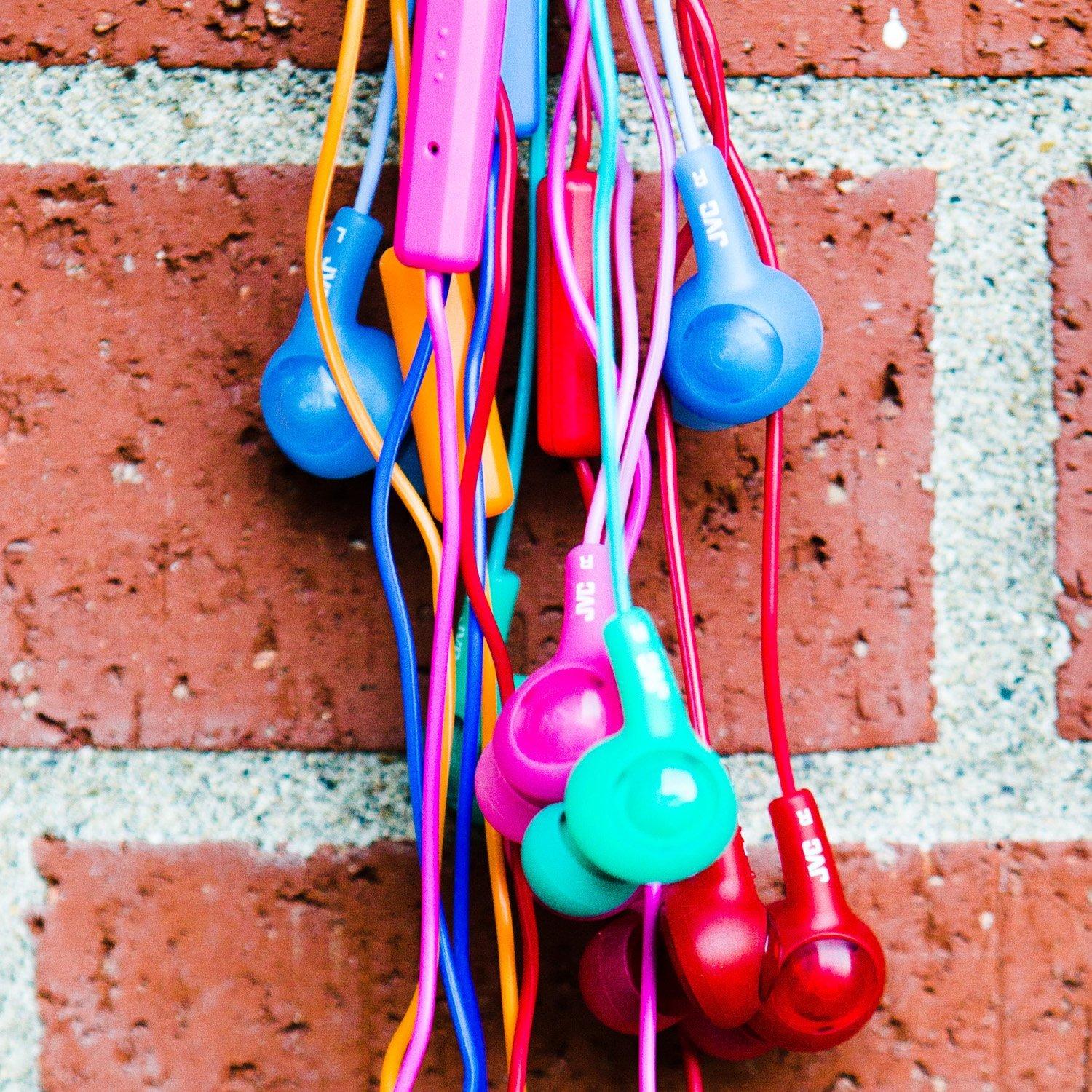 JVC JVC HAFX5W Gumy Plus Inner Ear Headphones (White)