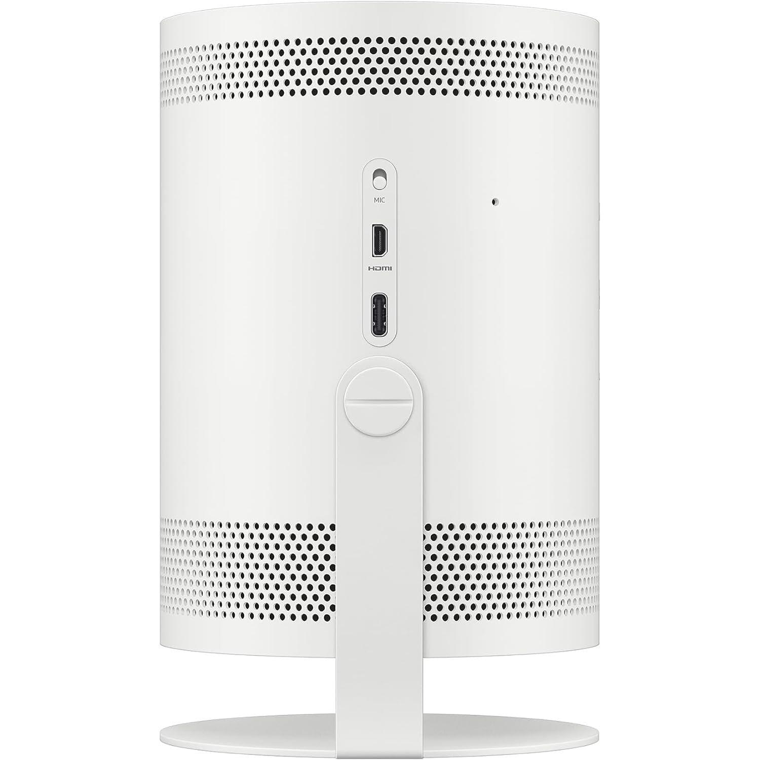 SAMSUNG Samsung SP-LFF3CLAXXZA The Freestyle Projector 2nd Gen with Gaming Hub Bundle Included The Freestyle Projector Carrying Case + 6 Feet Micro-HDMI to HDMI A/V Cable + 2 Year CPS Enhanced Protection Pack