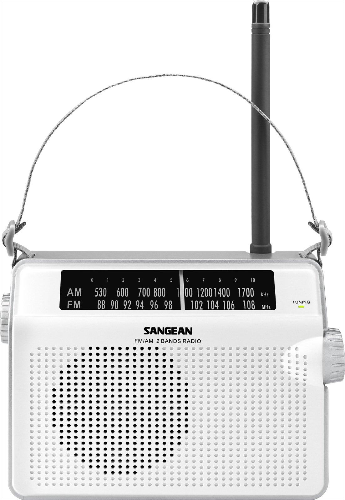 Sangean Sangean PR-D6WH AM/FM Compact Analog Portable Radio