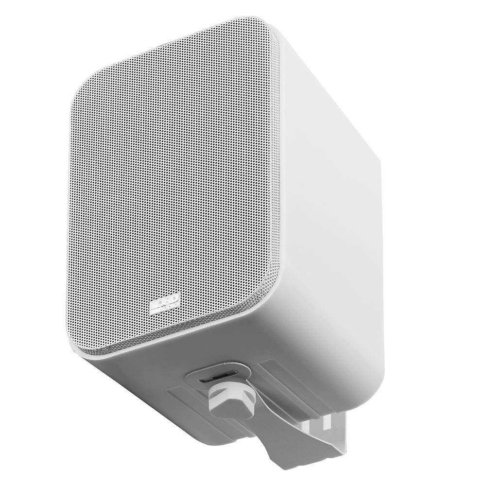 OSD Audio OSD 4" Outdoor Patio Speaker Pair 80W, IP54 Weather Resistant, Aluminum White AP450