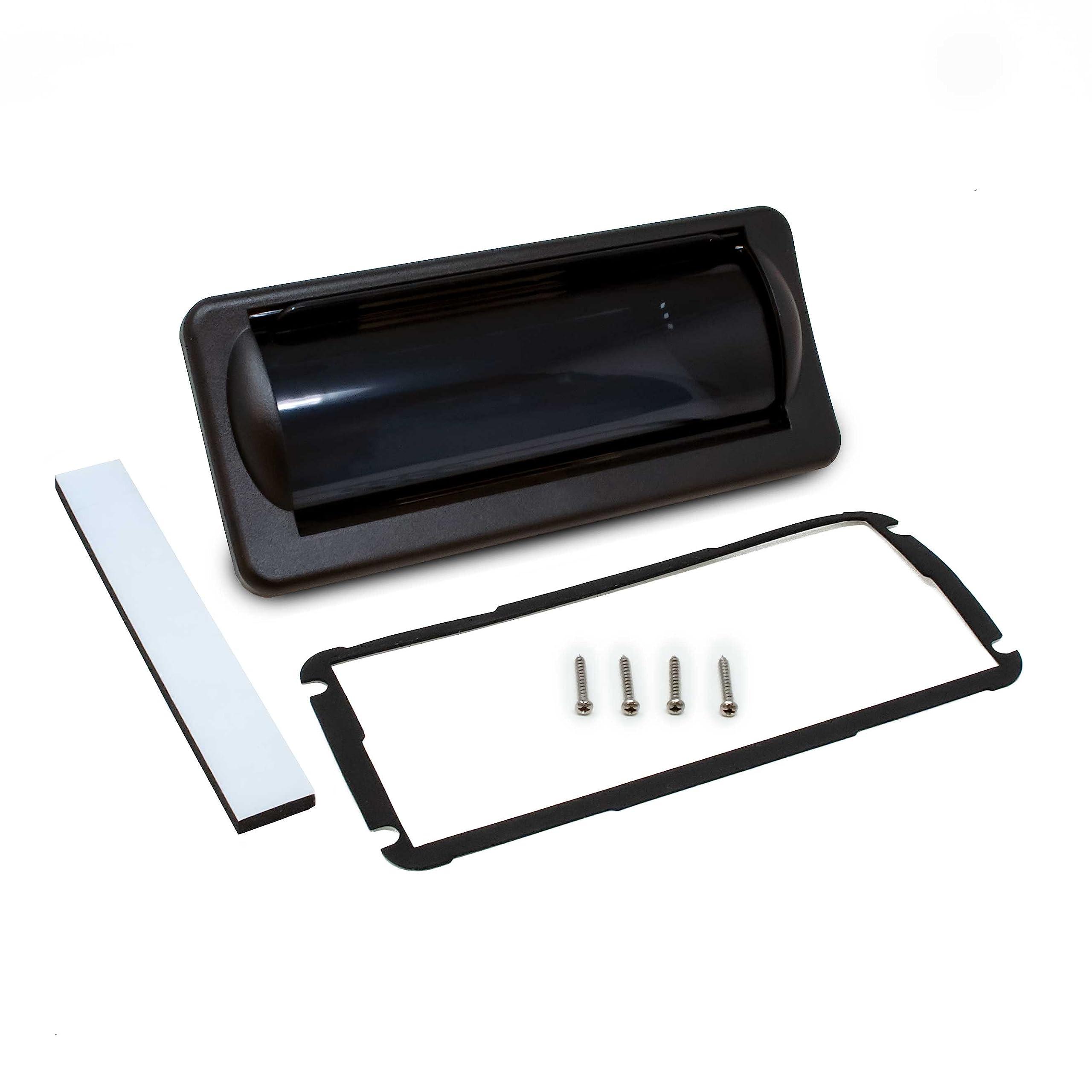 CreativeAudio Creative Audio CAMC1B Marine Single DIN Radio Mounting Kit with Retractable Cover (Black)