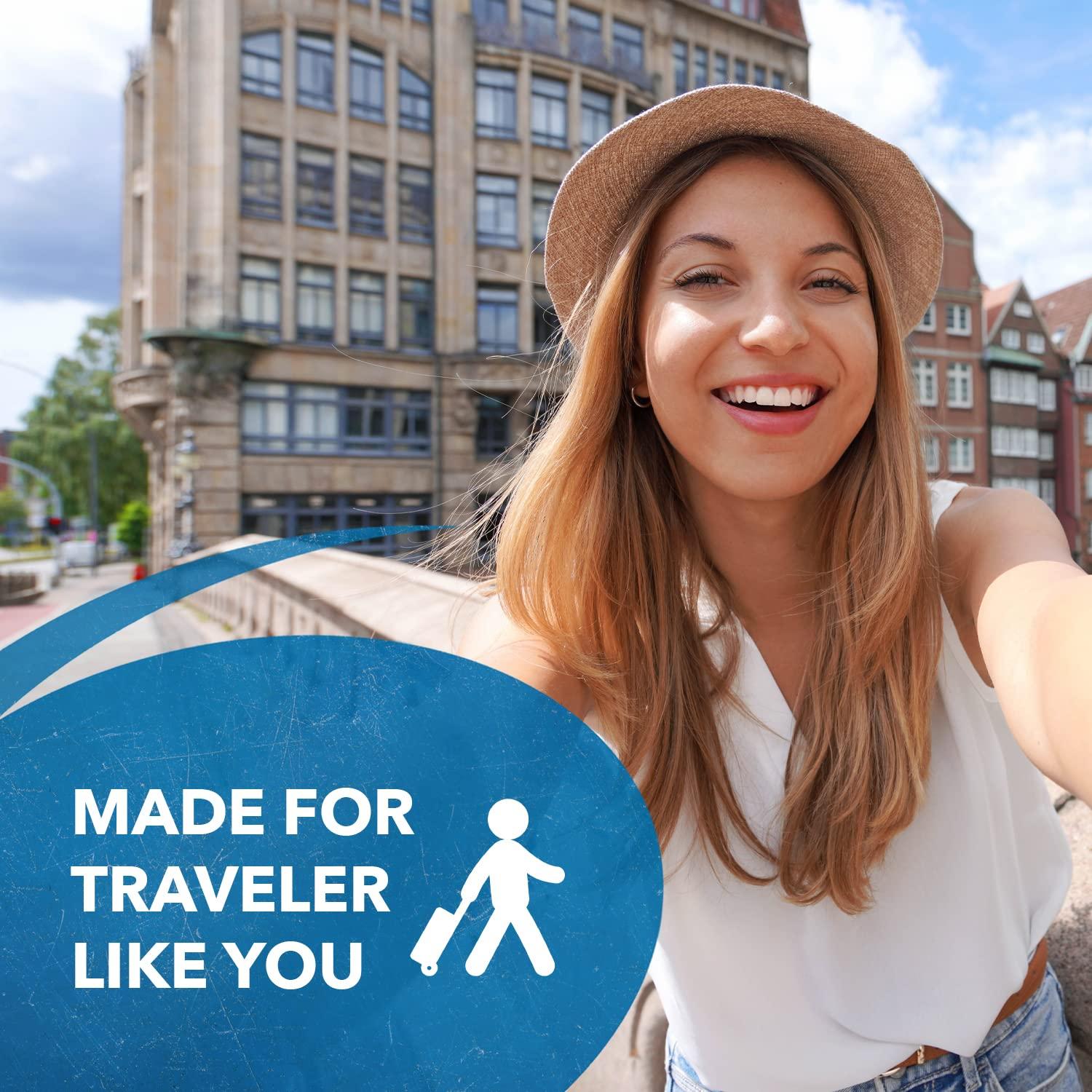 OREI OREI American USA To European plug adapter Type E/F schuko plug adapter - Use in Germany, France, & more - CE Certified For Mobile, Laptop & Camera Chargers - 2 Pack