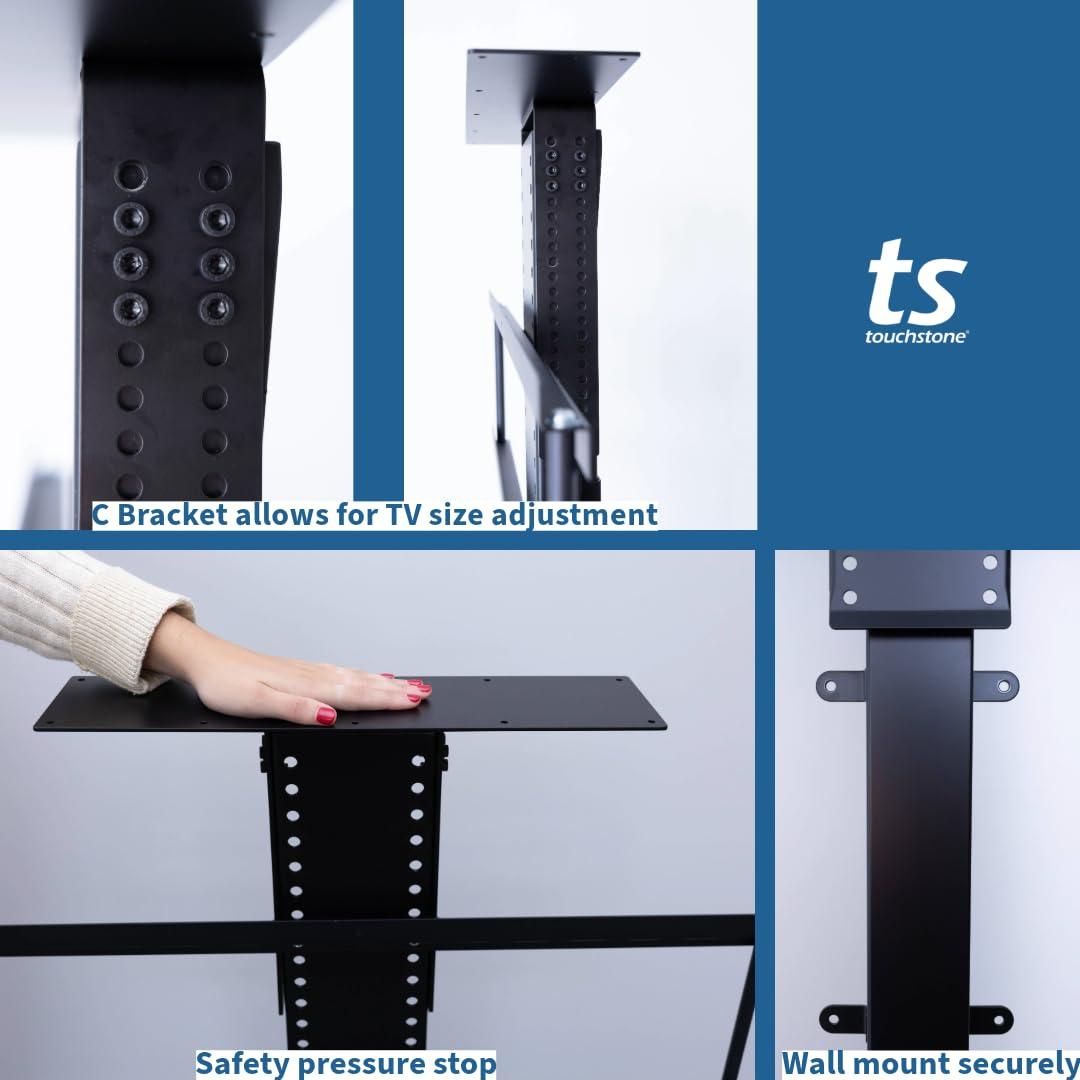Touchstone Touchstone Valueline Swivel Smart Motorized TV Lift-for 32-70\" TVs-360 Degree Swivel-39 Height Travel-120lb Capacity-Height Memory-Flat Lid Mount-5yr Warrant-Alexa/WiFi Enabled-30010
