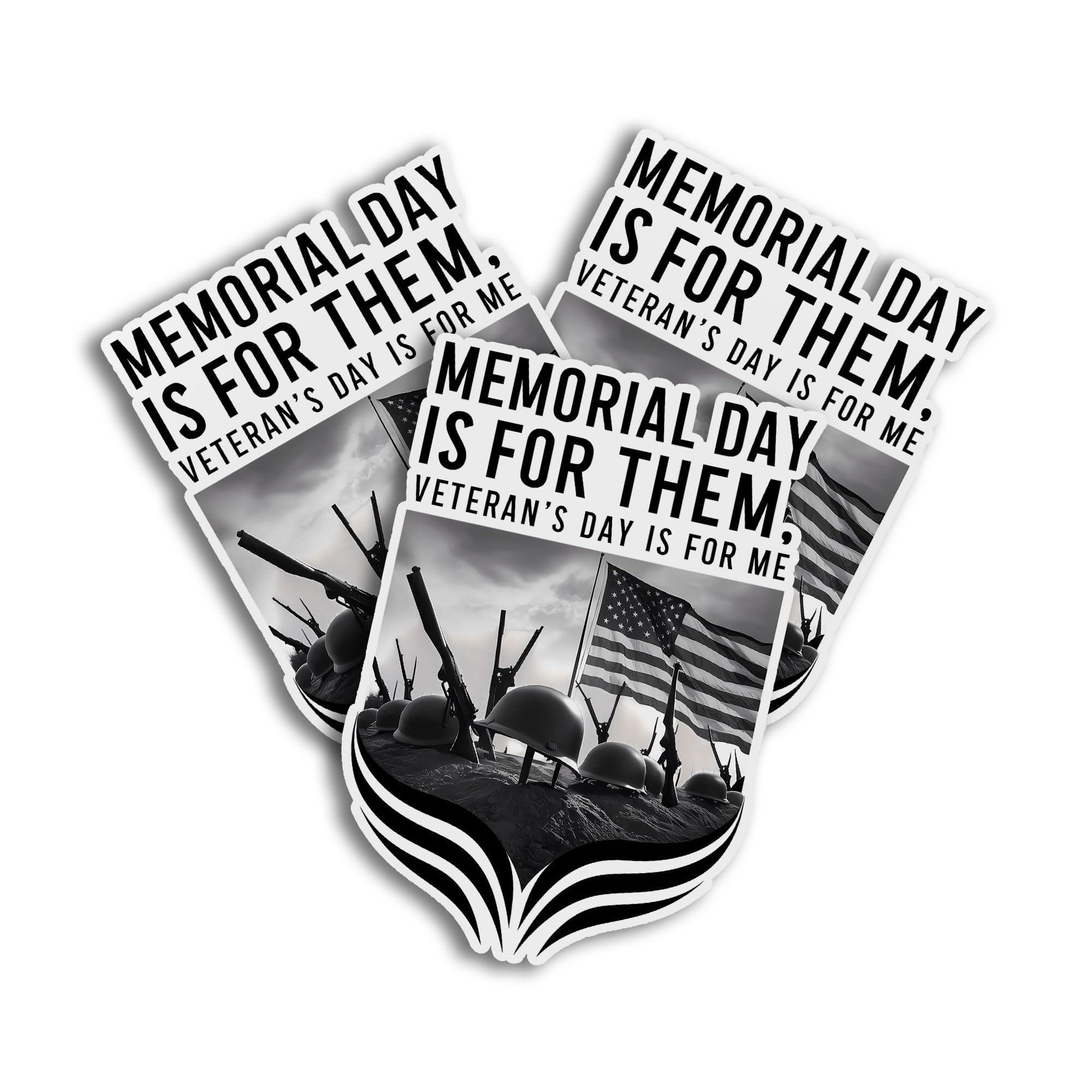 9YLOVEMM 9YLOVEMM Respect and Remember for Those Who Served Meme Funny Sticker for Car Body, Phones, Laptop, Windows, Computers, Tumbler, Mug, Helmets, 2 Inches, White