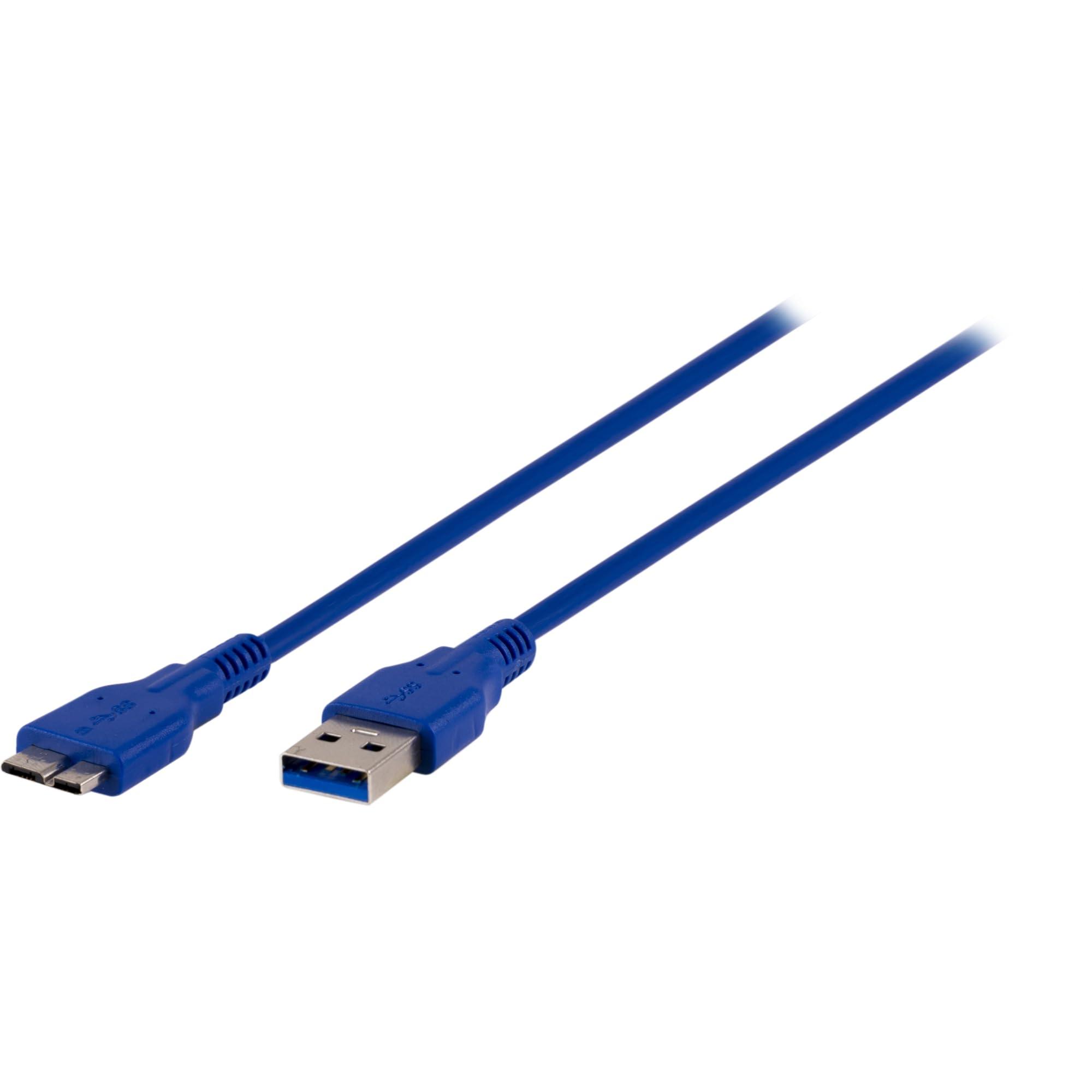 ATIVA Ativa USB 3.0 to Micro B Cable, 3, Blue, 27517