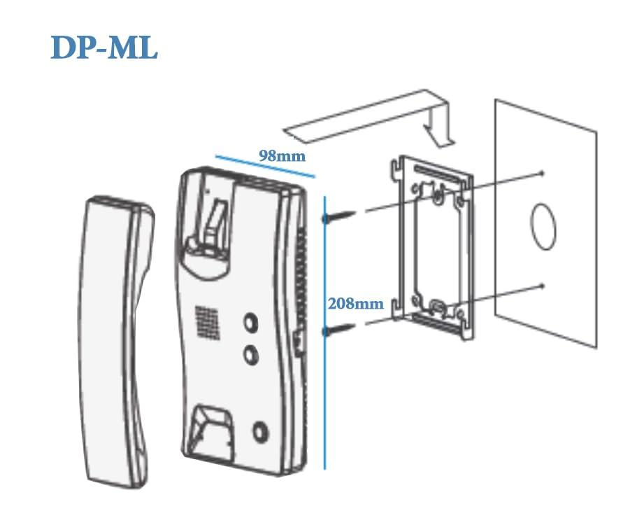 ComMax Commax 16-Apartment Building Audio Intercom Set