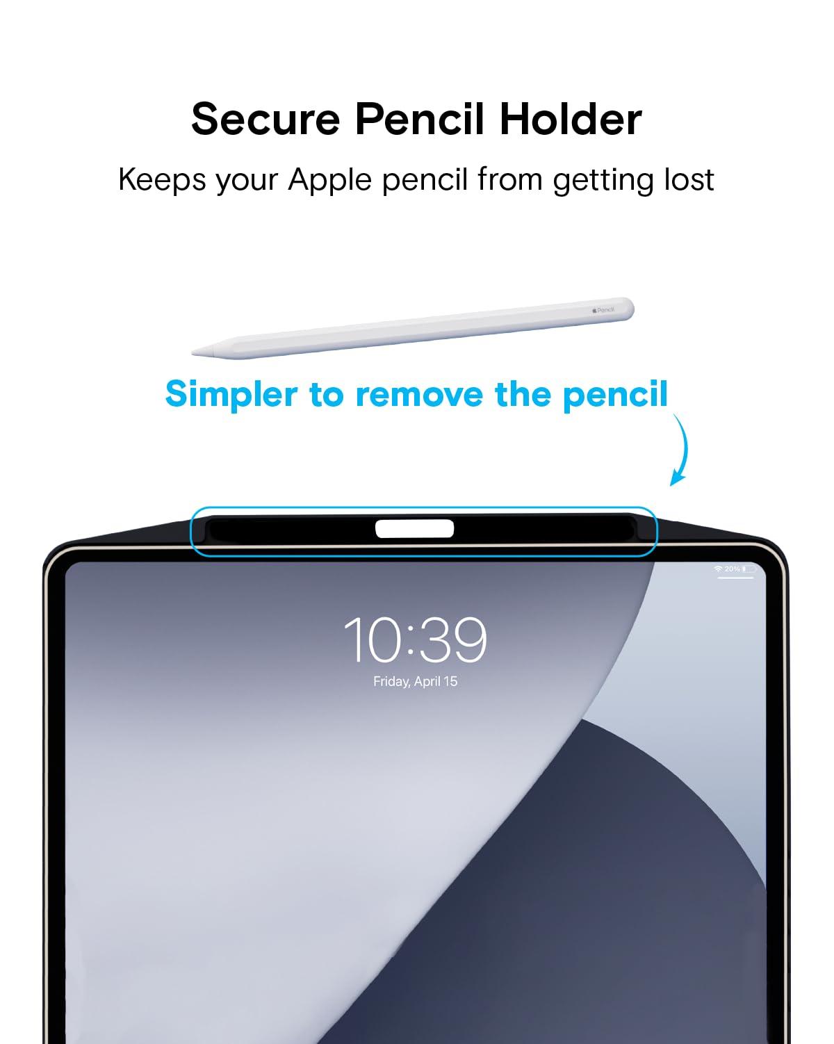 MOFT MOFT Snap Case for iPad Air (5th 4th Generation) iPad Pro 11inch (4th 3rd 2nd 1st Generation) with Pencil Holder Magic Keyboard Compatible and Magnetic-Friendly to Connect to Versatile Snap Stands