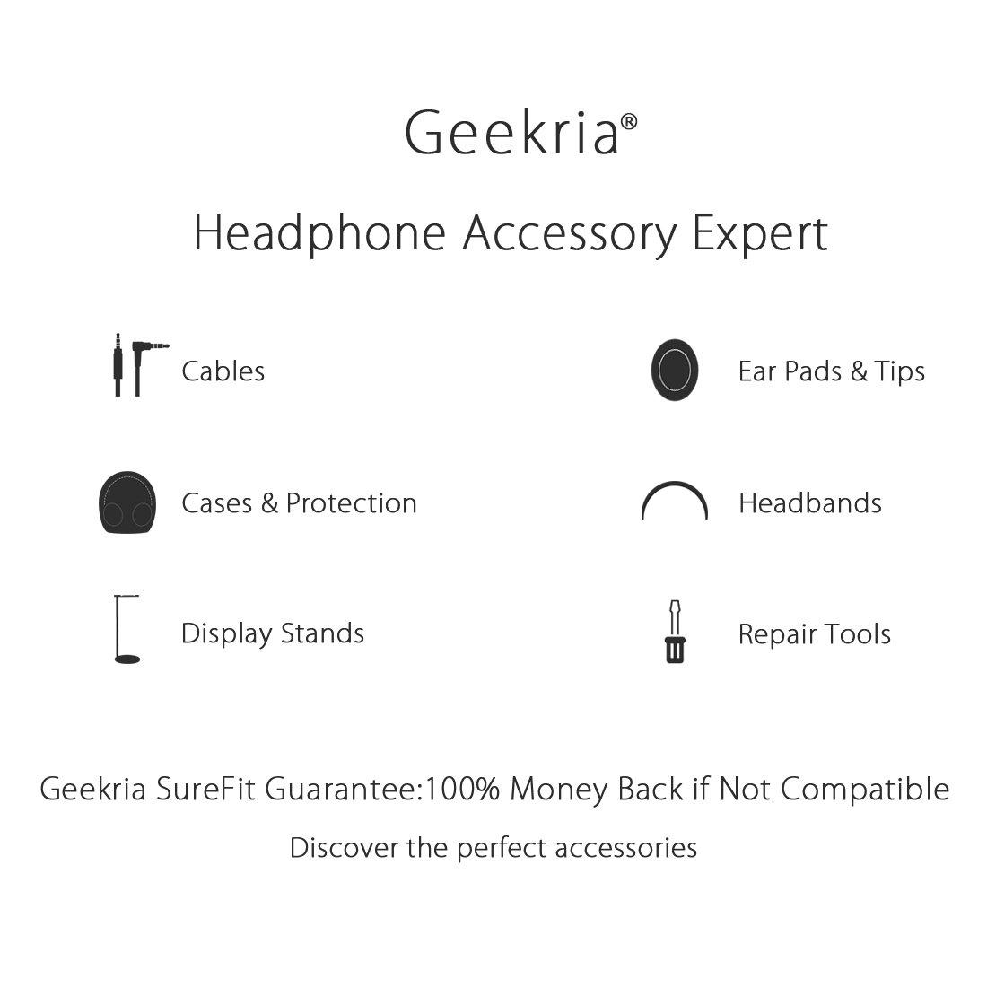 GEEKRIA Geekria QuickFit Replacement Ear Pads for Beats Solo 3 (A1796), Solo 3.0 Wireless On-Ear Headphones Ear Cushions, Headset Earpads, Ear Cups Cover Repair Parts (Pop Indigo)