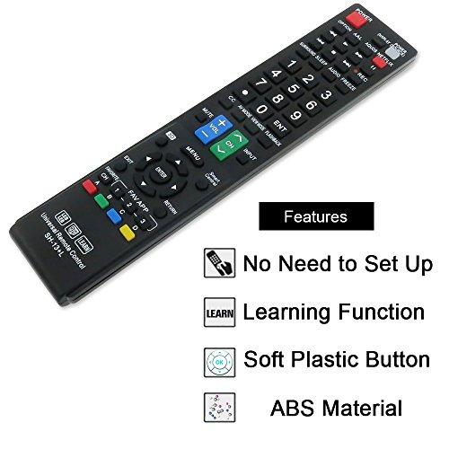 Lucky Star LuckyStar SH-13+L Universal Remote Control for Almost All Sharp Brand LCD LED HD TV, Smart TV, GB004WJSA GB005WJSA GA890WJSA GB118WJSA GJ221-C GJ221 (SH-13+L)