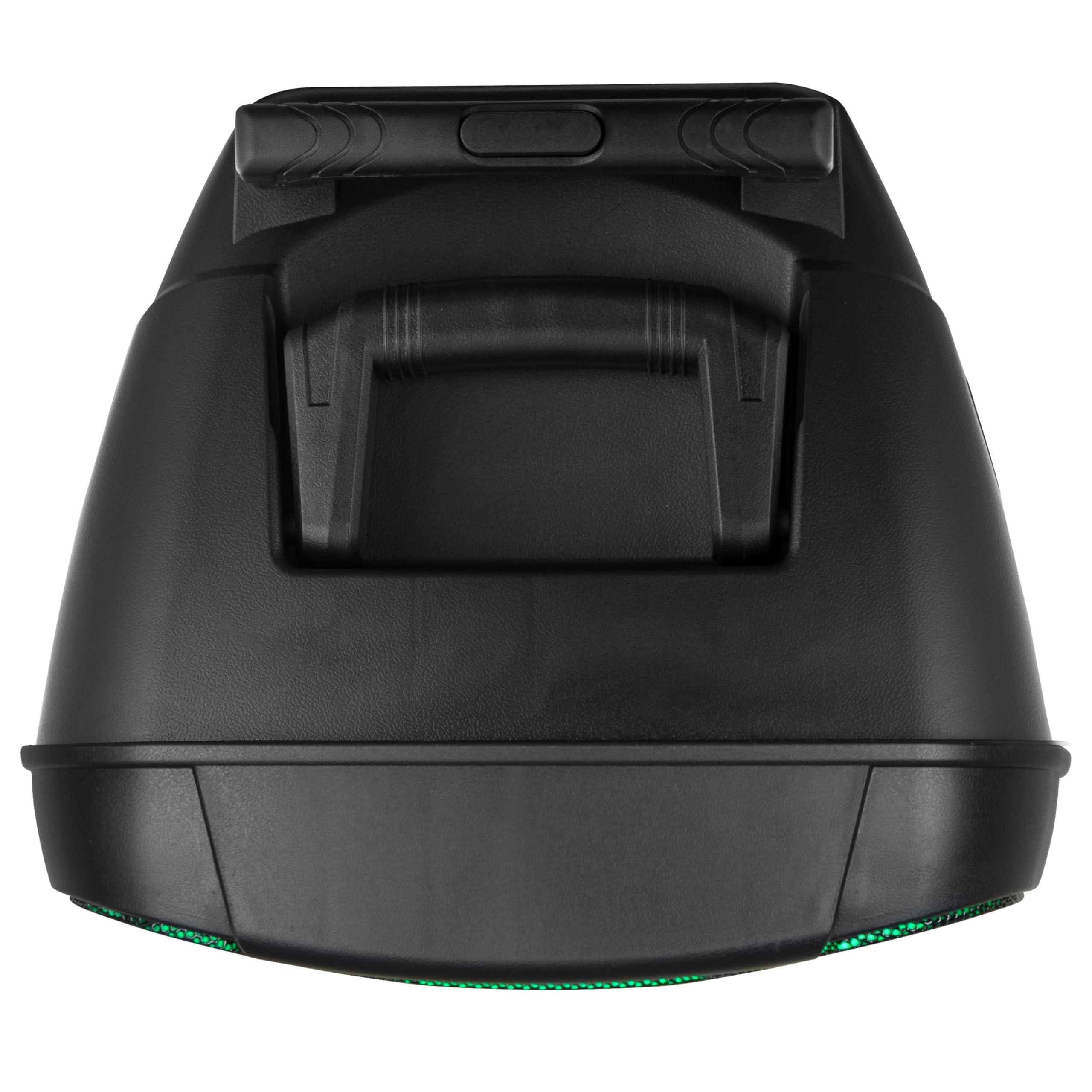 Supersonic IQ Sound IQ-7812DJBT 12-inch Portable Bluetooth Speaker with True Wireless Stereo, LED Light Show, Bluetooth 5.0, Built-in Port, Carry Handle, 40W Power - 12" Woofer, 1.5" Tweeter, 2Hrs Play Time