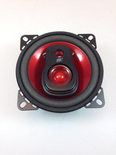 Virtual Reality Sound Labs Virtual Reality Sound Labs 4" Speakers 3 Way 100 WATTS @ 4 OHMS with Black Speaker Grill (4" Speakers)